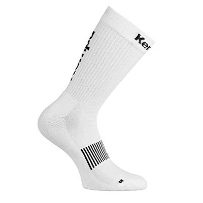 Imagen de Kempa Logo Classic Calcetines, Sin género, Blanco, 36 40