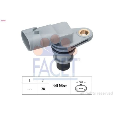 Imagen de FACET 9.0380 Sensor de Cigueñal Made in Italy OE Equivalent OPEL: Astra H Hatchback, GTC, Corsa D SUZUKI: IGNIS 2, SWIFT 3