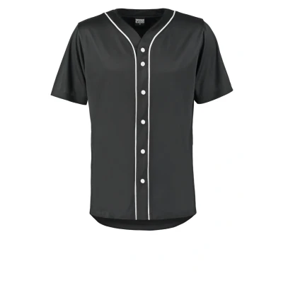 Imagen de Urban Classics Baseball Camisa black/white, Hombre, Talla: Large, Black/white