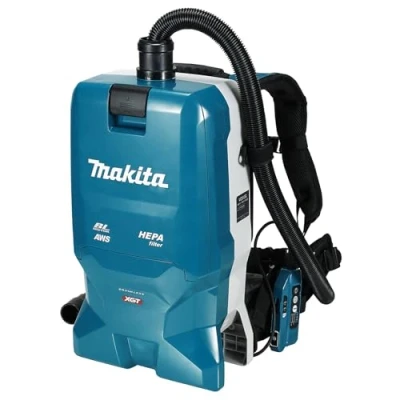 Imagen de Makita VC012GZ01 Aspiradora de Mochila sin escobillas, 3 Velocidades, Azul