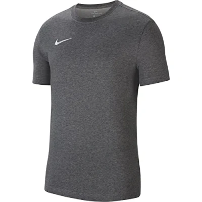 Imagen de Nike M NK Dry PARK20 SS tee T Shirt, Mens, Charcoal Heathr/White