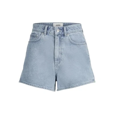 Imagen de JJXX Jxnany Mini HW Denim Pantalones Cortos Dnm Sn, Azul Claro Vaquero. Detalles: Blanqueado, S para Mujer