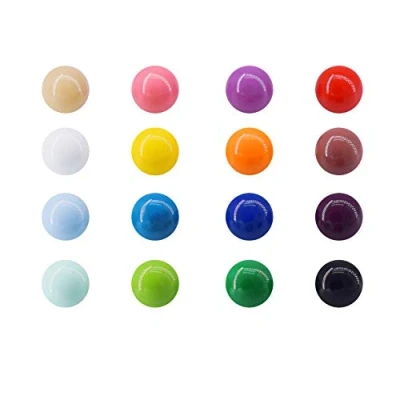 Imagen de Magnetpro Imanes de neodimio esféricos Imán refrigerador Lindo muliticolor, Resina Decorativa Divertida para Oficina, calendarios, pizarras, mapas (16 Piezas)