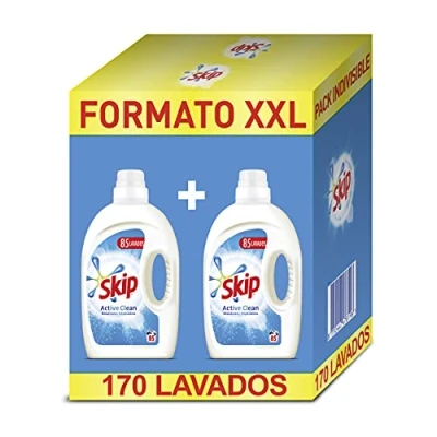 Imagen de Skip Detergente Líquido Pack Ahorro Active Clean 170 lavados 85x2