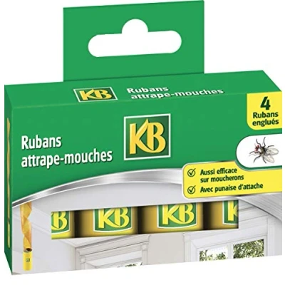 Imagen de KB RUBANS ATTRAPE MOUCHES, Pack of 4 KBMRUBAN