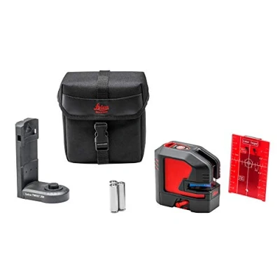 Imagen de Leica Lino L2s: Nivel láser de líneas cruzadas con innovador adaptador magnético en estuche (láser rojo, alcance trabajo: 25 m)