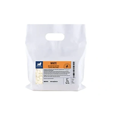 Imagen de 2kg (1kg+1k) Jabon Base de Glicerina Blanco