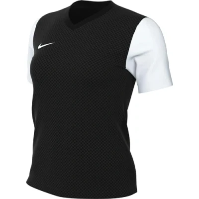 Imagen de NIKE W NK DF Tiempo Prem II JSY SS T Shirt, Black/White/White, XS para Mujer