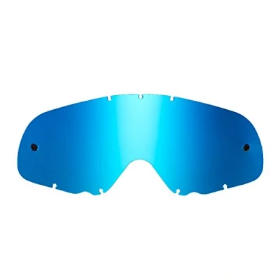 Imagen de SeeCle 416164 lentes de repuesto para máscaras azul espejado compatible màscara Oakley Crowbar