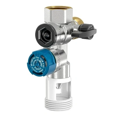 Imagen de Flamco Flexbrane NF ACS gruppo di sicurezza con valvola non ritorno che impedisce la sovrapressione nel sistema acqua potabile 28360