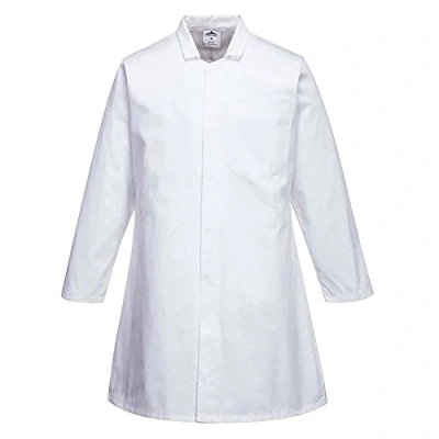 Imagen de Portwest 2202 Abrigo de Seguridad Alimentaria para Hombre Blanco, 4XL