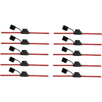 Imagen de Offgridtec 005018 Portafusibles planos, Rojo, 10 Stk