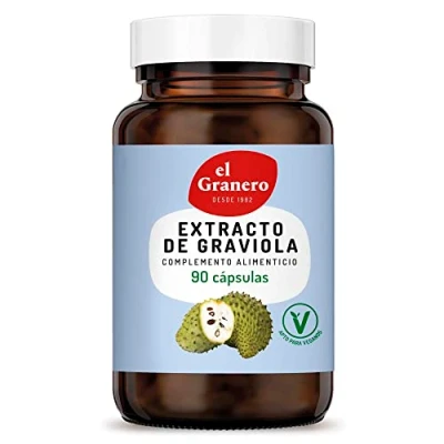 Imagen de el Granero Integral Extracto de Graviola 90 Cápsulas Elaborado a Base Estandarizado Ayuda Fortalecer Sistema Inmunológico