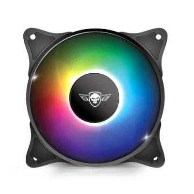 Imagen de SPIRIT OF GAMER Watercooling AIRFORCE Series CENTRAL RGB Ventilador de Caja 120 mm PC Retroiluminado Silencioso Iluminación Direccionable 9 Aspas Curvas Dinámicas