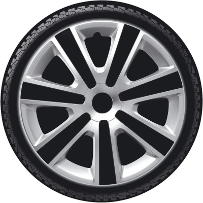Imagen de AutoStyle PP 5156SB Tapacubos 16in negro/plata
