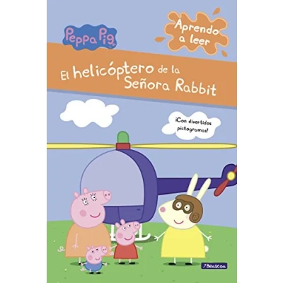 Imagen de Peppa Pig. Lectoescritura Aprendo a leer. El helicóptero de la Señora Rabbit: ¡Con divertidos pictogramas!