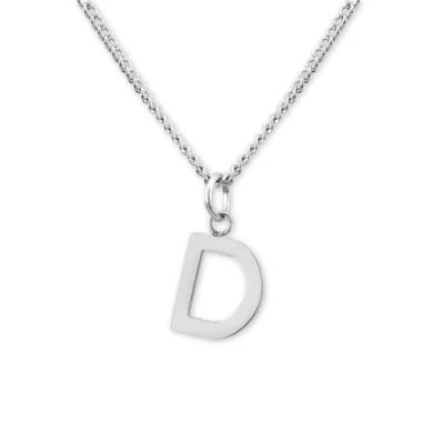 Imagen de GD GOOD.designs EST. 2015 collar con letras K plata respetuoso la piel para señoras I Cadena de