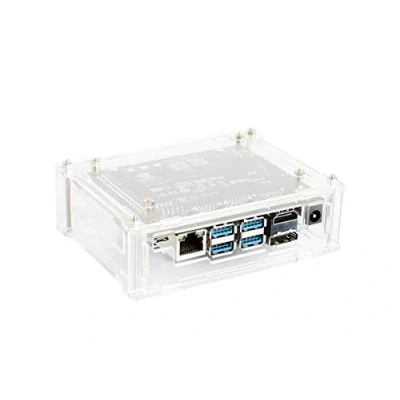 Imagen de IBest Acrylic Clear Case (Type A) for NVIDIA Jetson Nano Developer Kit Easy Access to The Peripheral Connectors and Supports Cooling Fan