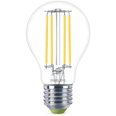 Imagen de Philips Lighting Bombilla Led Ultraeficiente filamento 2,3w (Eq. 40w) E27 A60, Luz Fría (4000K) Et. Energética A, Clase Energetica A
