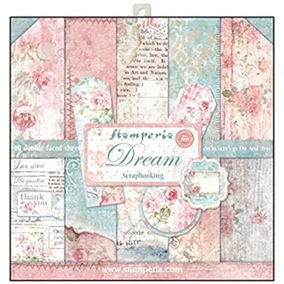 Imagen de Stamperia SBBL27 Bloc de papel (10 hojas, doble cara, 30,5 x cm), multicolor