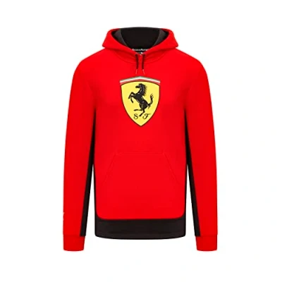 Imagen de PUMA Sudadera con Capucha Scuderia Ferrari Big Shield Hombre M Rosso Corsa Red