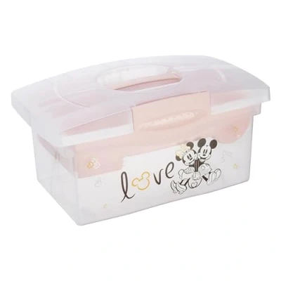Imagen de keeeper Caja Traveller Minnie, organizadora con tapa, Patryk, Rosa nórdico