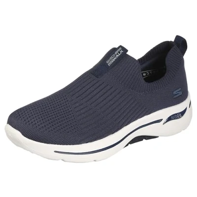 Imagen de Skechers Go Walk Arch Fit Iconic, Zapatillas Mujer, Navy, 39 EU