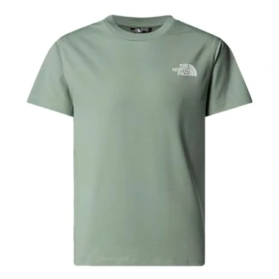 Imagen de The North Face TEEN Simple DOME TEE Unisex Camiseta básica para niños, Talla: 18 20a, Slate moss