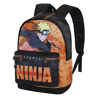 Imagen de Naruto Ninja Mochila HS FAN 2.0, Naranja, 30 x 41 cm, Capacidad 22 L