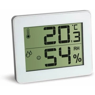 Imagen de TFA 30.5027 Thermómetro Hygrómetro Ultra Flat (Blanco)