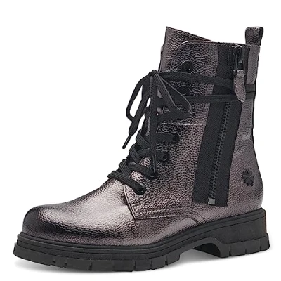 Imagen de MARCO TOZZI Mujer 2 85200 41, Botas con Cordones, Gris Peltre, 41 EU