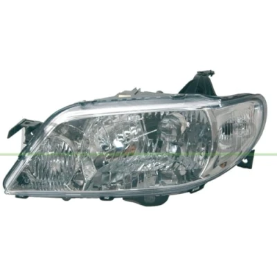 Imagen de PRASCO MZ0224804 Faros izquierda H4 transparente para circulación por la derecha sin electromotor servomotor reg. alcance luces