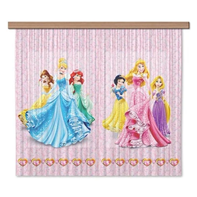 Imagen de AG Design FCSXL 4372 Cortinas para niños, Tela, Multicolore, 180 x 160