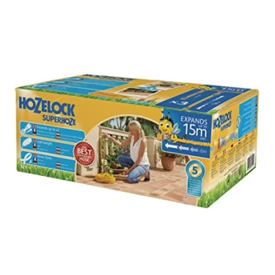 Imagen de Hozelock 8215 8000 Manguera (15 m), color amarillo y gris