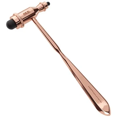 Imagen de MDF® Trömner Neurológica Reflex martillo con mango de punta afilada para las respuestas cutáneas y superficiales (MDF555) (Oro Rosa/Negro)