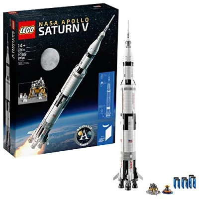 Imagen de LEGO Ideas Nasa Apollo Saturn V 21309 Building Kit (1969 Piece)