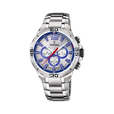 Imagen de Festina Reloj Analógico para Hombre de Cuarzo con Correa en Acero Inoxidable F20522/1