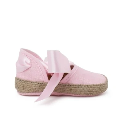 Imagen de Pisamonas Alpargatas para niños, Talla: 19, Rosa Zapatos