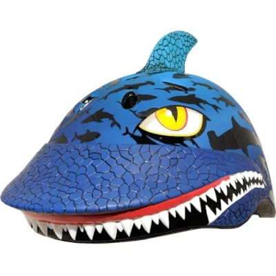 Imagen de Raskullz Child/Kids Helmet (5+ Years) Shark Jawz Unisize 50 54cm Casco, Juventud Unisex, tiburón, 54 cm