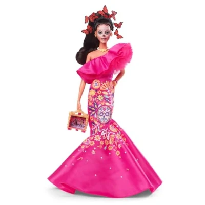 Imagen de Barbie Signature Día de Muertos, muñeca, Juguete colección, Regalo +3 años (Mattel HJX14)