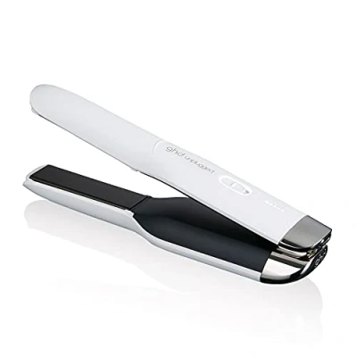 Imagen de Plancha de pelo ghd Unplugged, Cerámica, 15W, 185C, Sin Cable, 20 min Autonomía, Carga USB C, Blanco