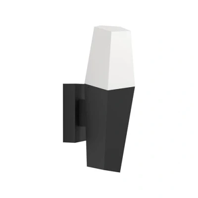 Imagen de EGLO Aplique de exterior Farindola en negro/blanco