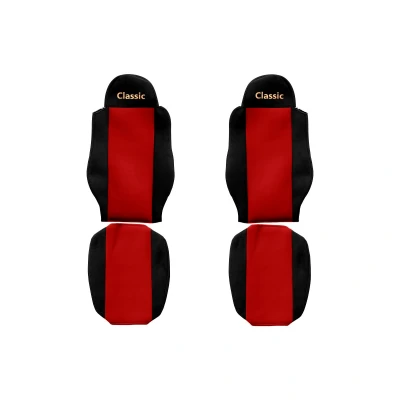 Imagen de F CORE ContiClassic PS04 RED Cubreasiento Rojo Estampado textil delante