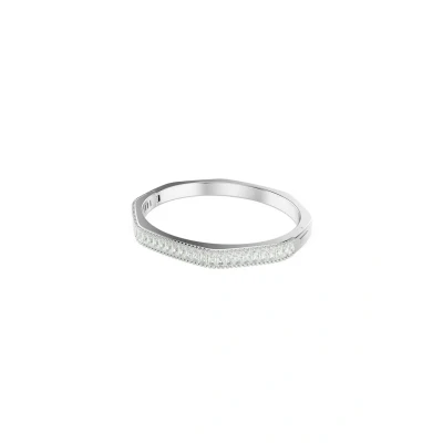 Imagen de Swarovski Brazalete Matrix, Talla baguette, Forma octagonal, Blanco, Baño de rodio