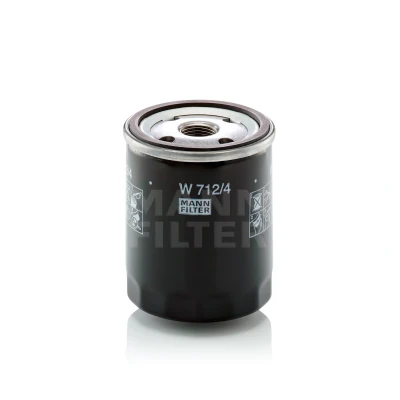 Imagen de MANN FILTER W 712/4 Filtro de aceite 3/4 16 UNF con válvula bloqueo retorno enroscable RENAULT: LAGUNA 2, 2 Grandtour