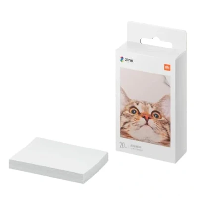Imagen de Xiaomi Papel fotográfico portátil para impresora fotográfica de 3 pulgadas alta calidad 20 hojas (TEJ4019GL)
