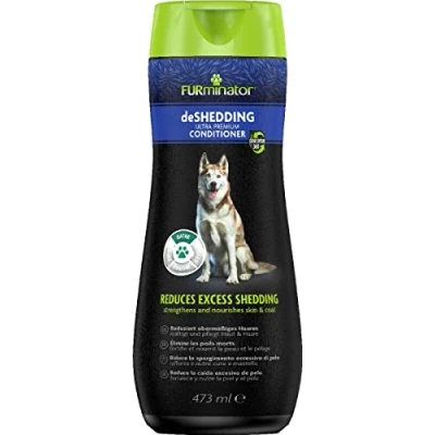 Imagen de FURminator Acondicionador Ultra Premium deShedding para perros, un pelaje suave y brillante, elimina el pelo muerto eficazmente, 473ml