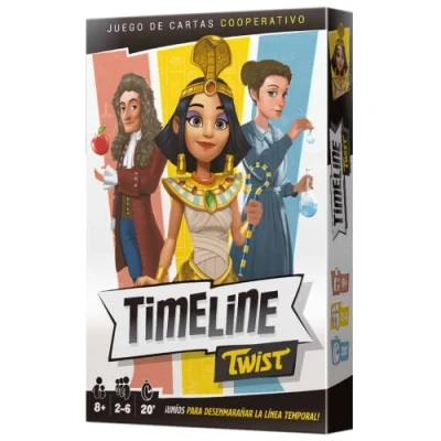 Imagen de Zygomatic Timeline Twist Juego De Cartas Educativo Cooperativo a Partir 7 Años 2 8 Jugadores 15 Minutos por Partida Español