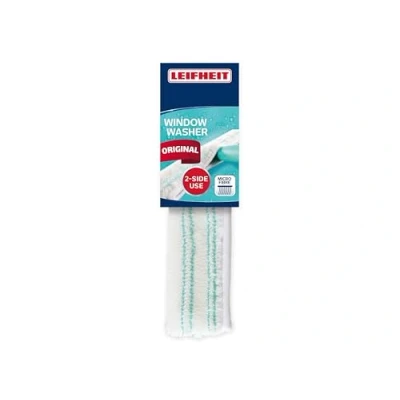 Imagen de Leifheit Recambio limpiacristales para Window Washer M, limpia ventanas, marcos y esquinas, funda absorbente de dos fibras, 26 cm