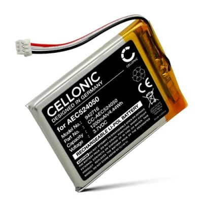 Imagen de CELLONIC AEC524050 Batería Compatible con Corsair HS70 SE, HS75 XB, Void Pro RGB para Auriculares inalámbricos 1200mAh